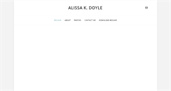 Desktop Screenshot of alissakdoyle.com