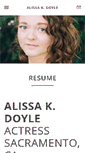 Mobile Screenshot of alissakdoyle.com